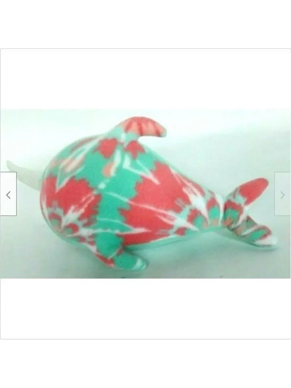 Narwhal Whale Plush 13.5 Inch Tie Dye